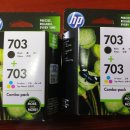 정품 잉크 hp-703 패키지 2세트(블랙,칼라 콤보) 판매합니다, 판매자 :***-****-**** 입니다 이미지