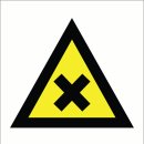 산업안전보건 표지- 유해물질경고 이미지