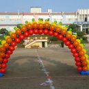 비비파티 남곡초등학교 2016 운동회 풍선장식 개선문 축구골대 본부석 체육대회풍선장식 이미지