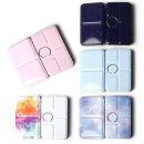 수채화로 만나는 일상 스케치 | 미니 수채화 파레트 휴대용 고체물감 팔레트 세트 사용 후기