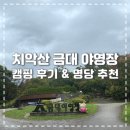 에코야영장 | [캠핑] 치악산 금대 야영장 캠핑 후기 및 명당 추천