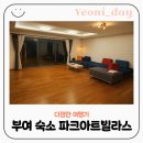 파크아트빌라스D | [부여 숙소 추천] 파크아트빌라스 55평 객실 | 가족여행에 딱 맞는 넓고 깔끔한 숙소 부여 맛집 시골통닭