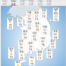 5월1일(토) 백령도,연평도(+전국)날씨정보 이미지