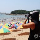 왕산해수욕장 연합뉴스