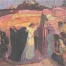 [교회미술 산책] ‘라자로의 부활’모리스 드니의 라자로의 부활 이미지