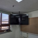 운천고등학교 | 화성ㆍ오산 천장형 TV 설치 전문업체 | 오산 65인치 천장형 TV 설치 후기