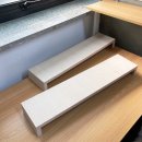 엠제이파티클 | 올바른 자세를 위한 모니터 받침대 2종류 구매 후기 / 셀프인테리어 / 조립식 / 일체식 / 사무실물품...