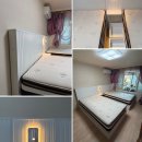 시티빌 | 침대 추천 | 화이트 템바보드 트윈 침대 + 필로우탑 매트리스 실제 설치 후기 (하단동 하단시티빌 아파트)