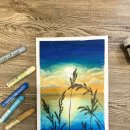 유화로 그리는 아름다운 풍경 이미지