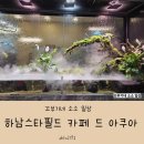 푸른카닥터 | 하남 스타필드 카페 드 아쿠아 수족관 카페 내돈내산 후기 실내 데이트