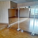 수성구청소년문화의집 | 대구 수성구 청소년문화의집 이동식 대형 단면 전신거울 파티션 설치