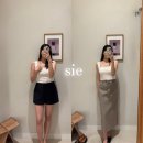 남사-28 | SIE 시에 | 헤스 울 스트랩 스커트 , 베스 울 하프 팬츠 착용후기 (울스커트, 울팬츠)