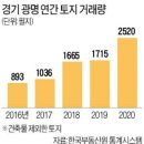 소문만 돌아도…광명 지난해 토지거래 '역대 최다' 이미지