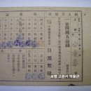 수업료(授業料) 납입고지서(納入告知書) 및 영수증(領收證), 청주상업학교 4학년 (1941년) 이미지