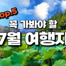 7월에는 여기 가시면 됩니다. 꼭 가봐야 하는 축제와 아름다운 여행지 5곳만 꼽아서 소개해 드립니다. 여름에만 볼 수 있는 아름다운 풍 이미지