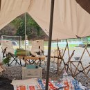 벚꽃주유소 | 보은 키즈드림 캠핑장 솔직후기 충북 아이와 가기 좋은 곳, 주변 벚꽃길 명소