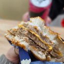 메가편의점 | 세븐일레븐 편의점 햄버거 삼립 메가MEGA 불고기체다버거 맛 후기
