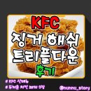 브라운치킨 | [KFC] 3주 한정 판매 두꺼운 3장의 치킨과 해쉬브라운 [징거 해쉬 트리플다운] 솔직후기