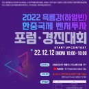 [올마이스] 2022 흑룡강(하얼빈) 한중국제 벤처투자 포럼· 경진대회 개최 안내 이미지