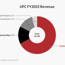 UFC 2023년 매출 13억 달러, 1조 7,000억 원 이미지
