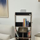 (주)제이디팜 | 제나네 소비 기록 : JD홈드레싱 4단 회전책장 블랙