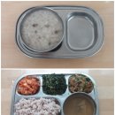 5월 28일 : 쇠고기죽 / 수수밥, 버섯된장국, 잡채 , 취나물무침, 배추김치 / 해물카레떡볶이,보리차(물) 이미지