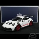 1/18 Norev Porsche 911 GT3 RS - Type 992 2022 White / Pyrored Stripes 이미지