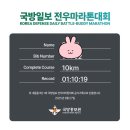 국방홍보원 | [RUN] 제21회 국방일보 전우마라톤 – 어느 가을날, 월드컵공원 10km 완주 기록