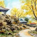 풍경수채화 이미지