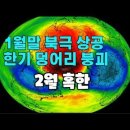 1월말 북극 상공 한기 덩어리 붕괴; 2월 초 북반구 날씨 대변화 이미지