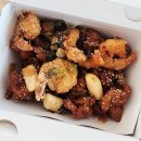 치킨매니아토평점 | 구리토평 치킨매니아 양념치킨 왕새우치킨