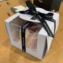 부산대 케이크, 라즈베리 초코 시그니처 케이크 힌터그룬트 부산대점 포장 후기