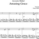 ﻿Piano Worship . '나 같은 죄인 살리신' 악보(Score). HYMN | Acoustic Ballad 이미지