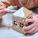 [겨울]유아창의미술 | 유아 겨울놀이 뭐하지? 아이와 겨울놀이 추천 💙 눈마을 만들기 방문미술 수업 후기