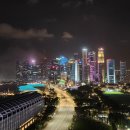 싱가폴의 새해 맞이 불꽃 축제. 이미지