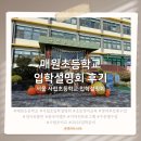 와글와글 초등영어교실 | 2026 매원초등학교 입학설명회 후기｜이머전교육, 영어 보충반 운영과 학비, 학교투어