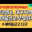 결국 터졌다..대구지역 새마을금고 부실대출 | 다인건설 집단대출 이미지