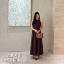 웰메이드기장 | SIE | 시에 소브 홀터 드레스 스카이블루, 브릭브라운 후기