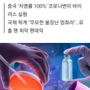 중국 '치명률 100%' 코로나변이 바이러스 실험 이미지