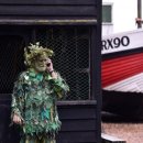 영국 헤이스팅스, 녹색 축제 '잭 인 더 그린' 퍼레이드 이미지