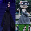 제니 멧갈라 의상에서 영감받았다는 중국 고양이거리 설치물 이미지