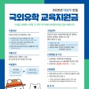 2026년 국외유학 교육지원금 지원대상자 추천 안내 이미지