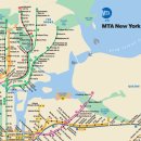 [미국생활 정보] 뉴욕시 지하철 노선도 입니다. (As of September 2012) 이미지