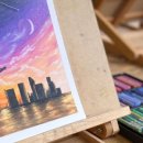 이야기가 있는 오일파스텔 이미지