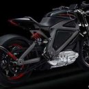 Harley-Davidson electric motorbike. 이미지