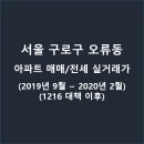 비에이치 수반애 수목원 아파트 | 서울특별시 구로구 오류동 구로 오류 아파트 전세 매매 시세 거래량 2020년 2월 22일 기준(1216 부동산...