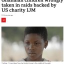 미국의 가짜 옹호 단체들의 아프리카 전역에서 조직적인 어린이 인신매매 활동 사례 - BBC뉴스 이미지