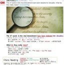 #CNN뉴스 2016-08-14-3 The 27 words in the 2nd Amendment have been debated 이미지