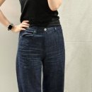 아네트 | 세미-플레어 데님 팬츠(논페이드 블루) 내돈내산 후기 | 여름 바지 추천, 직장인 코디 추천, 사색 바지...
