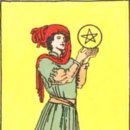 라이더웨이트 Page of pentacles 카드 이야기 이미지